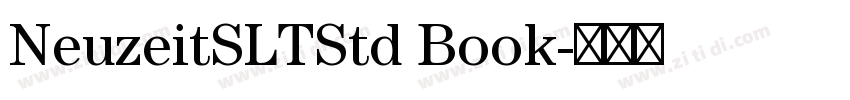 NeuzeitSLTStd Book字体转换